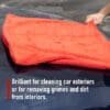 MaxShine 1000GSM Big Red Drying Microfiber Towel