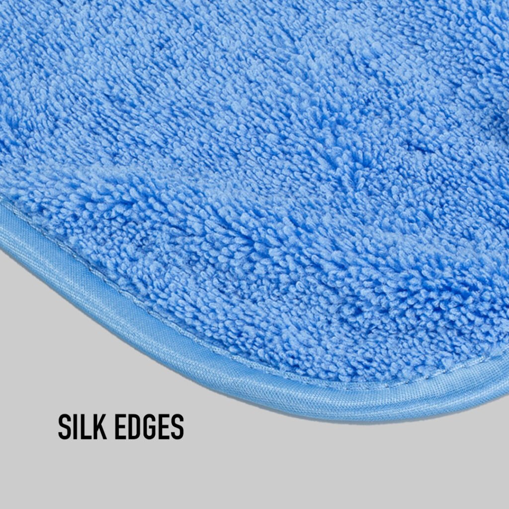 330GSM Microfiber Towels - Silk Edges