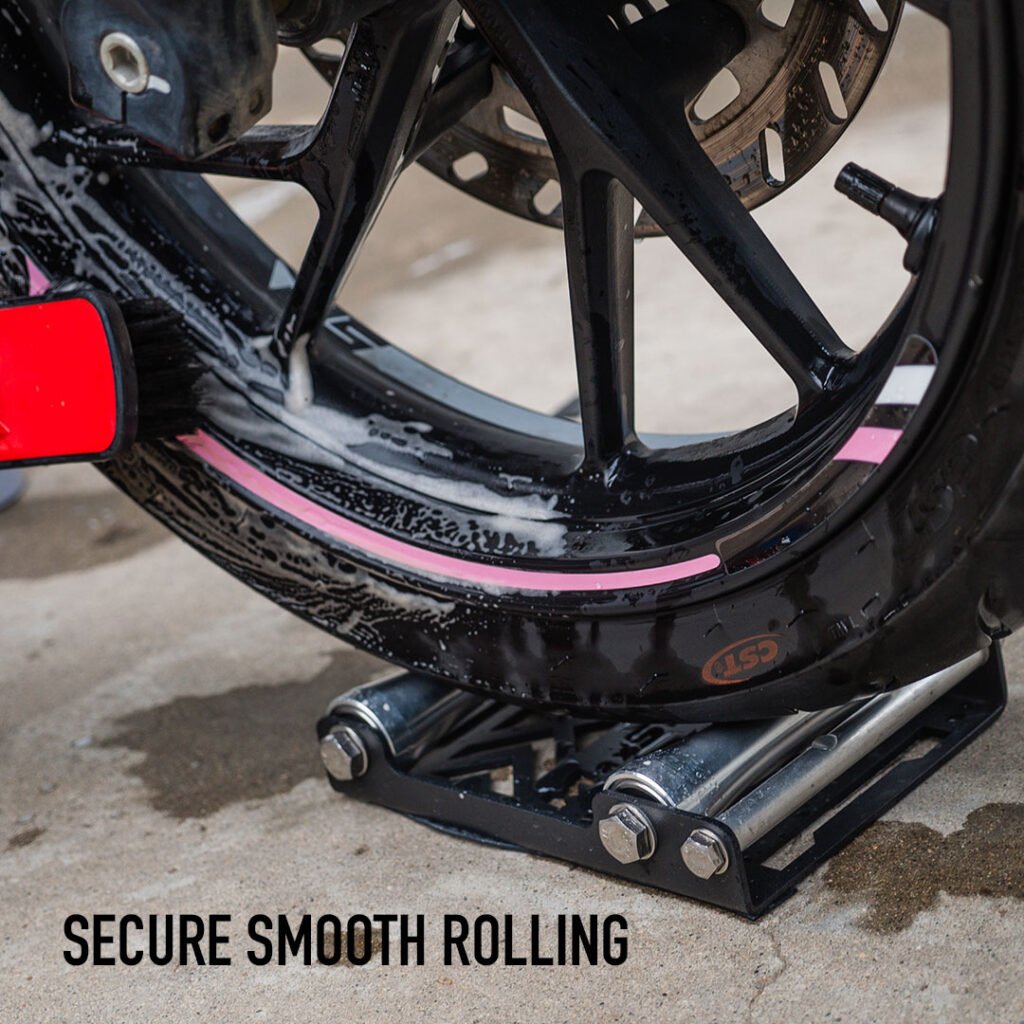 Motorcycle Stand - Secure Smooth Rolling